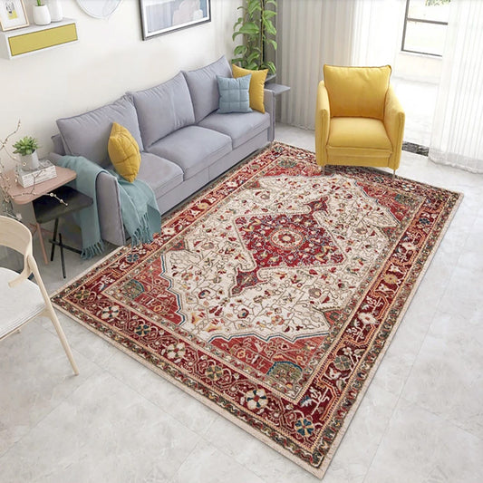 New Style  Nordic Bohemian Living Room Rugs Sample Room Living Room Coffee Table Nordic Carpet Customization