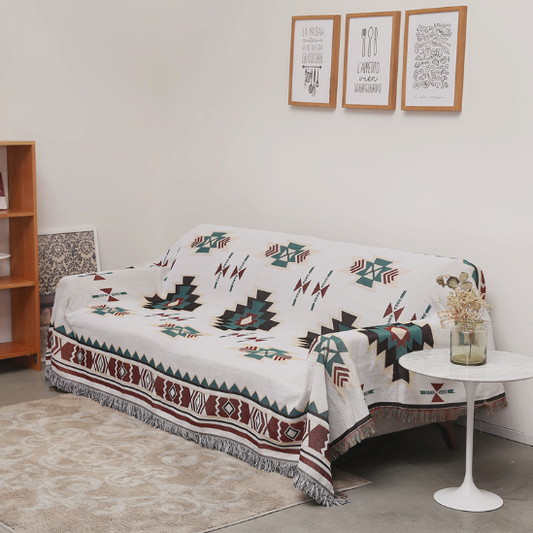 Ethnic style carpet sofa towel