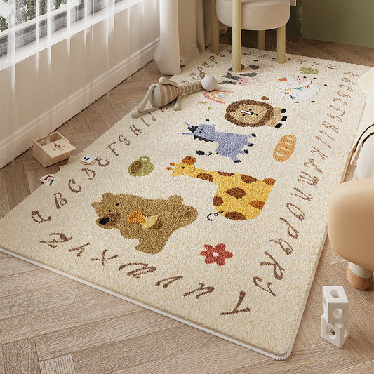 Cartoon Style Thickened Cashmere Carpet