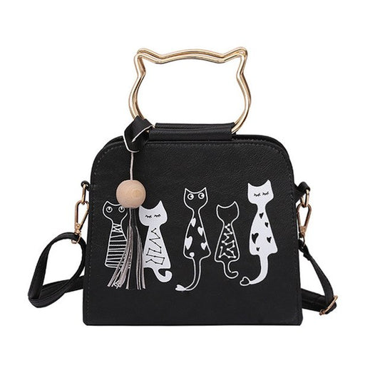 Women Handbag Cat print