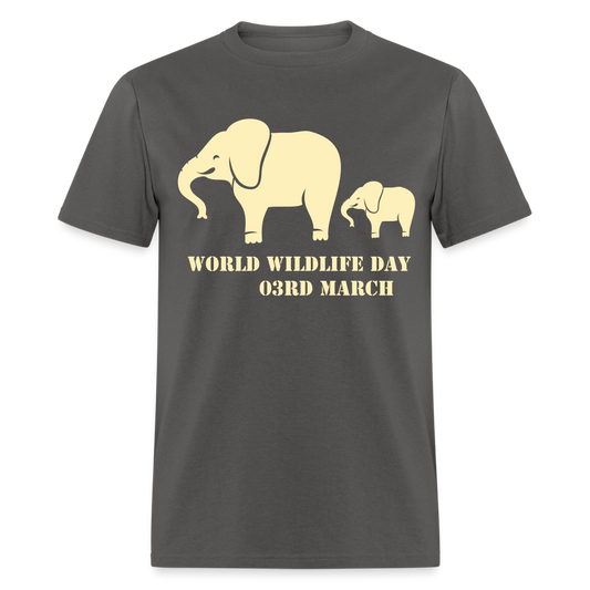 Unisex Classic T-Shirt-World Wildlife day -03rd March - charcoal