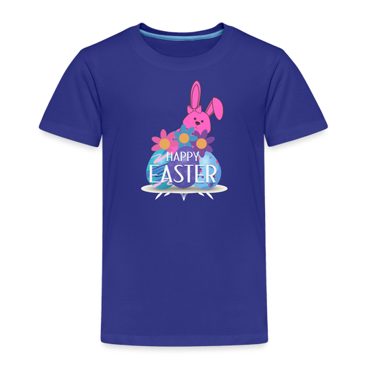 Toddler Premium T-Shirt-Happy Easter - royal blue