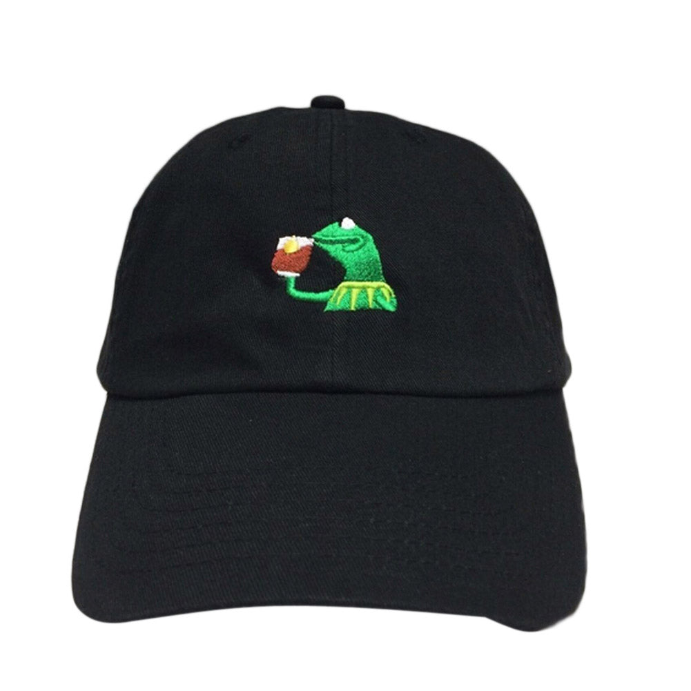 Frog Embroidered Baseball Cap
