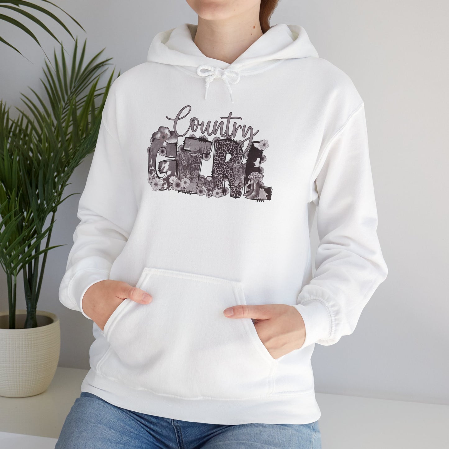 Unisex Hooded outdoor sweatshirt-country girl