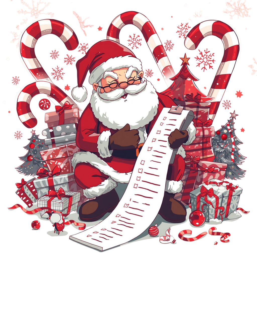 "Naughty List" Funny Christmas T-Shirt