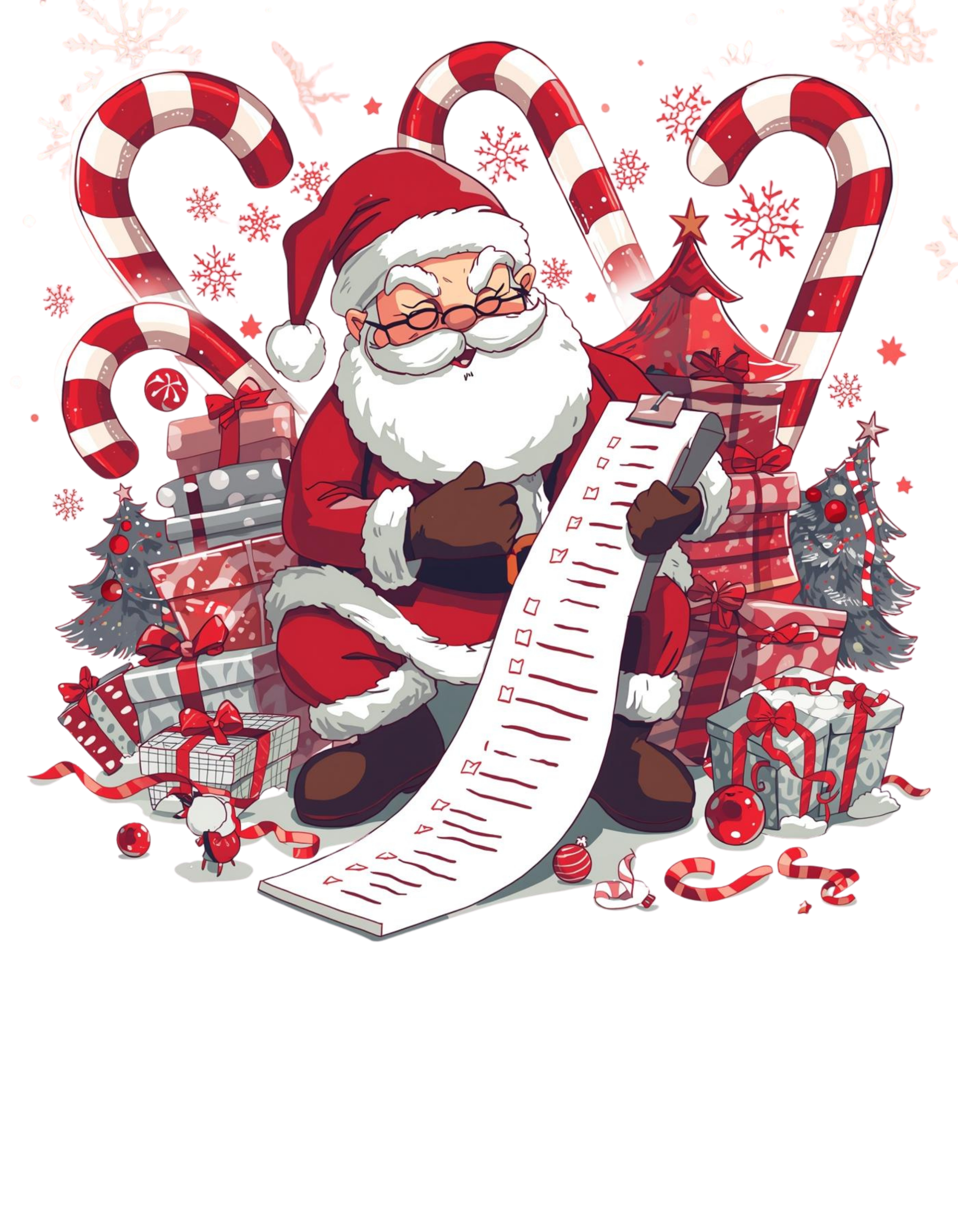 "Naughty List" Funny Christmas T-Shirt