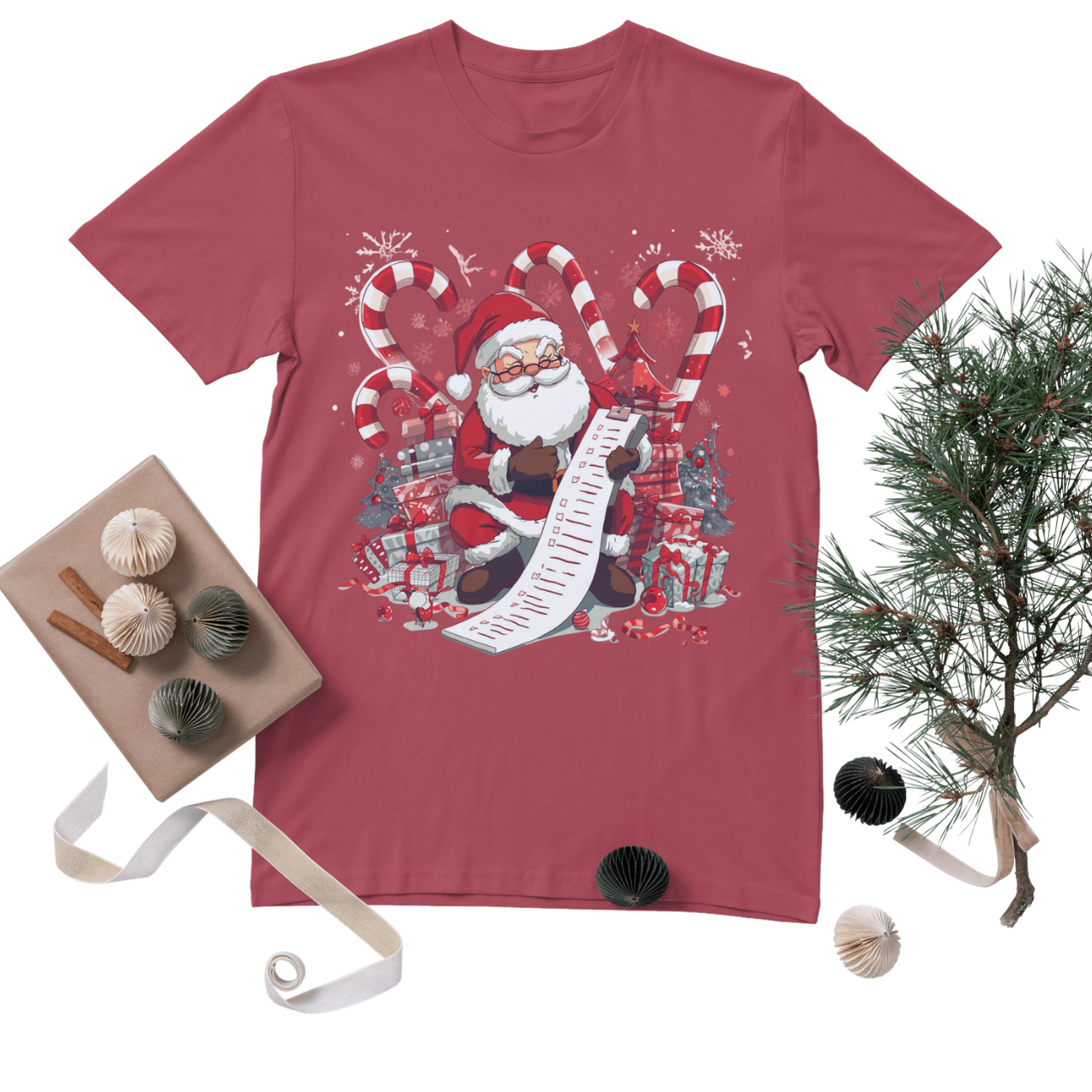 "Naughty List" Funny Christmas T-Shirt