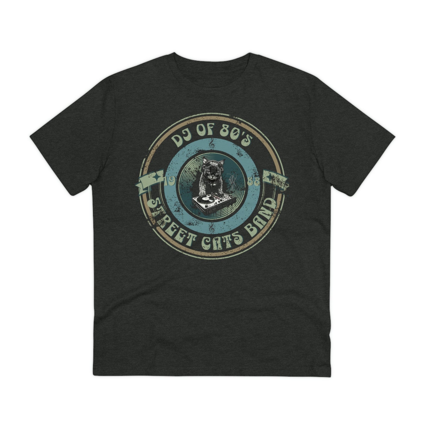 Organic Creator T-shirt - Unisex- Street cat band - 80's music