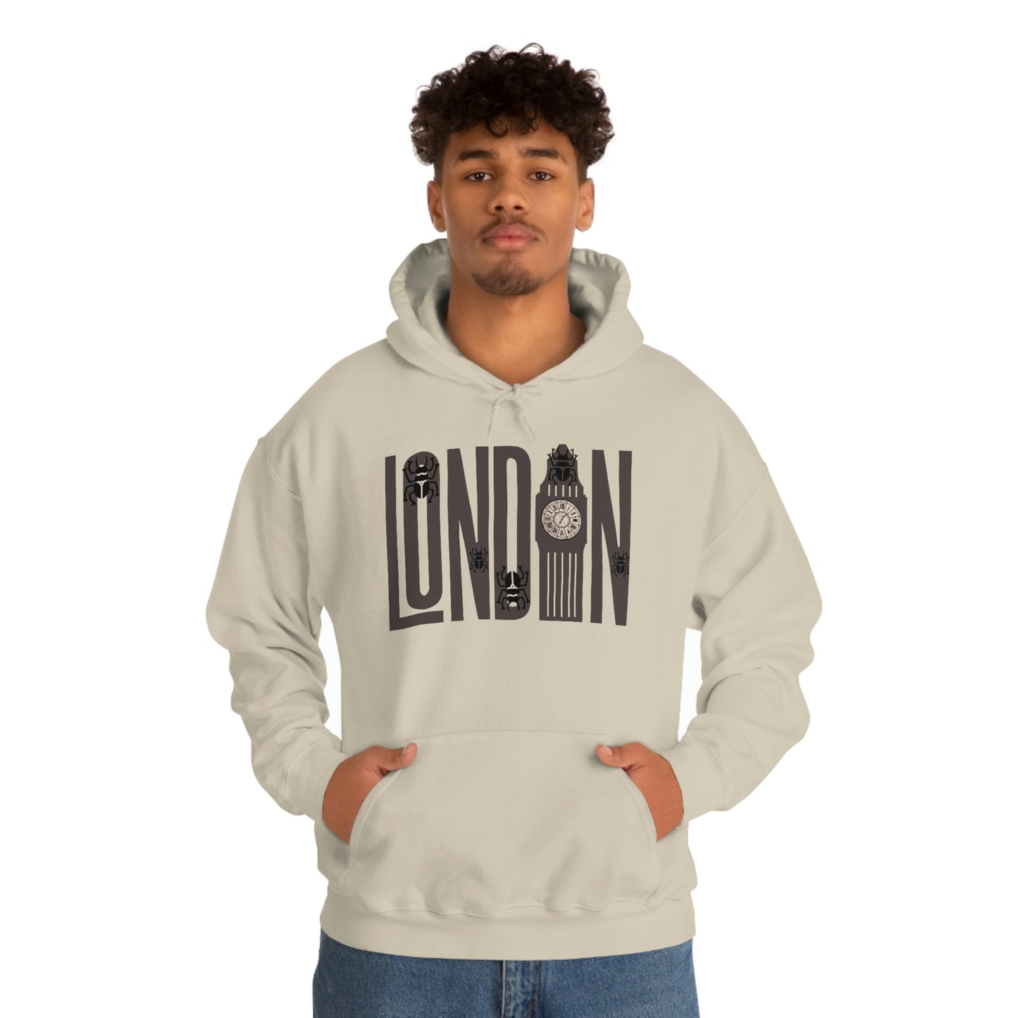 Unisex heavy blend™ hooded indoor outdoor hoodie sweatshirt-London-clock-tower gift for mom gift for dad gift for girl friend gift for boy friend gift for friend