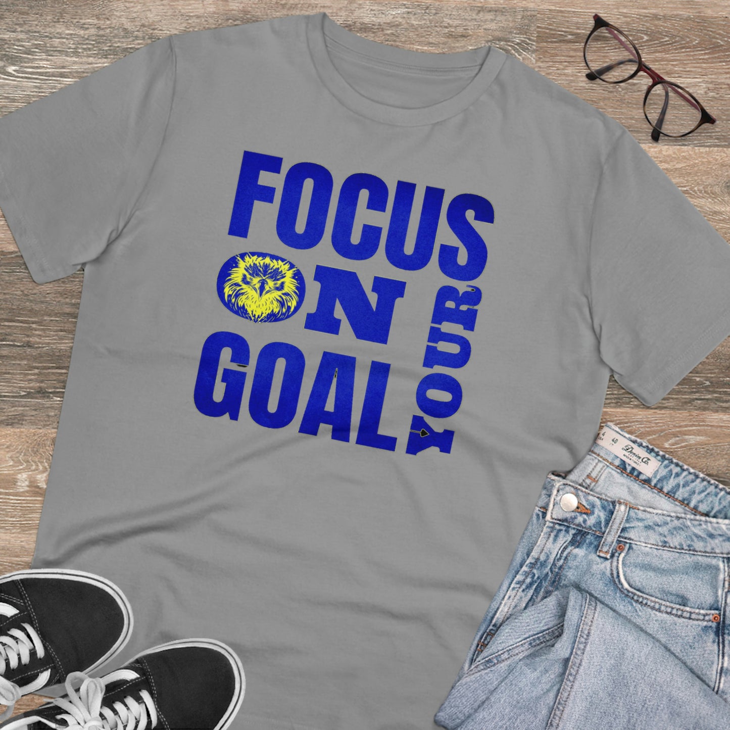 Organic Creator T-shirt - Unisex-Focus on your goal-Eagle