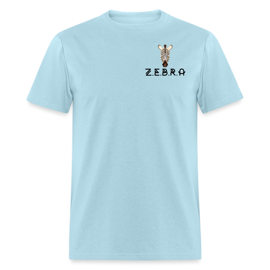 Unisex Classic T-Shirt-ZEBRA - powder blue