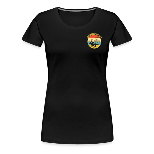 Women’s Premium T-Shirt-Auckland Cup day - black