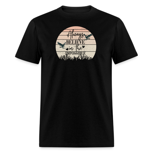Unisex Classic T-Shirt-Believe in impossible - black