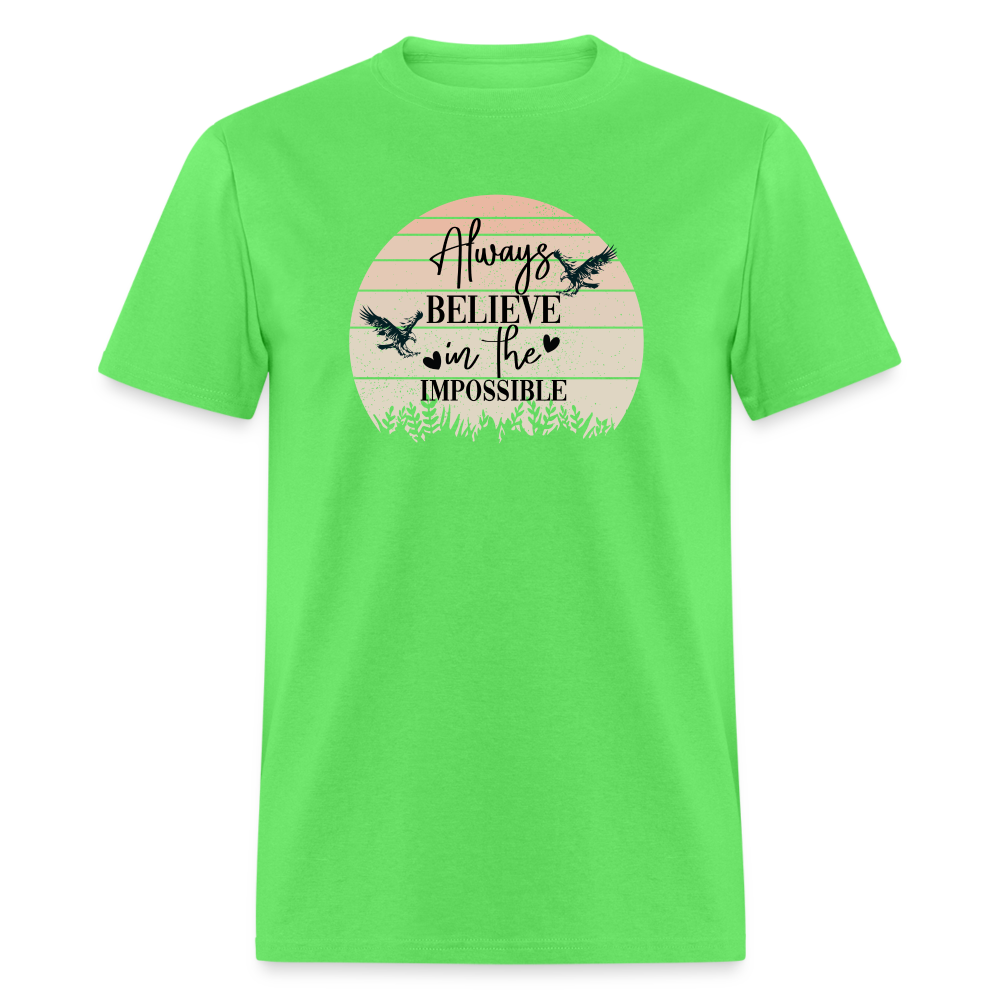 Unisex Classic T-Shirt-Believe - kiwi