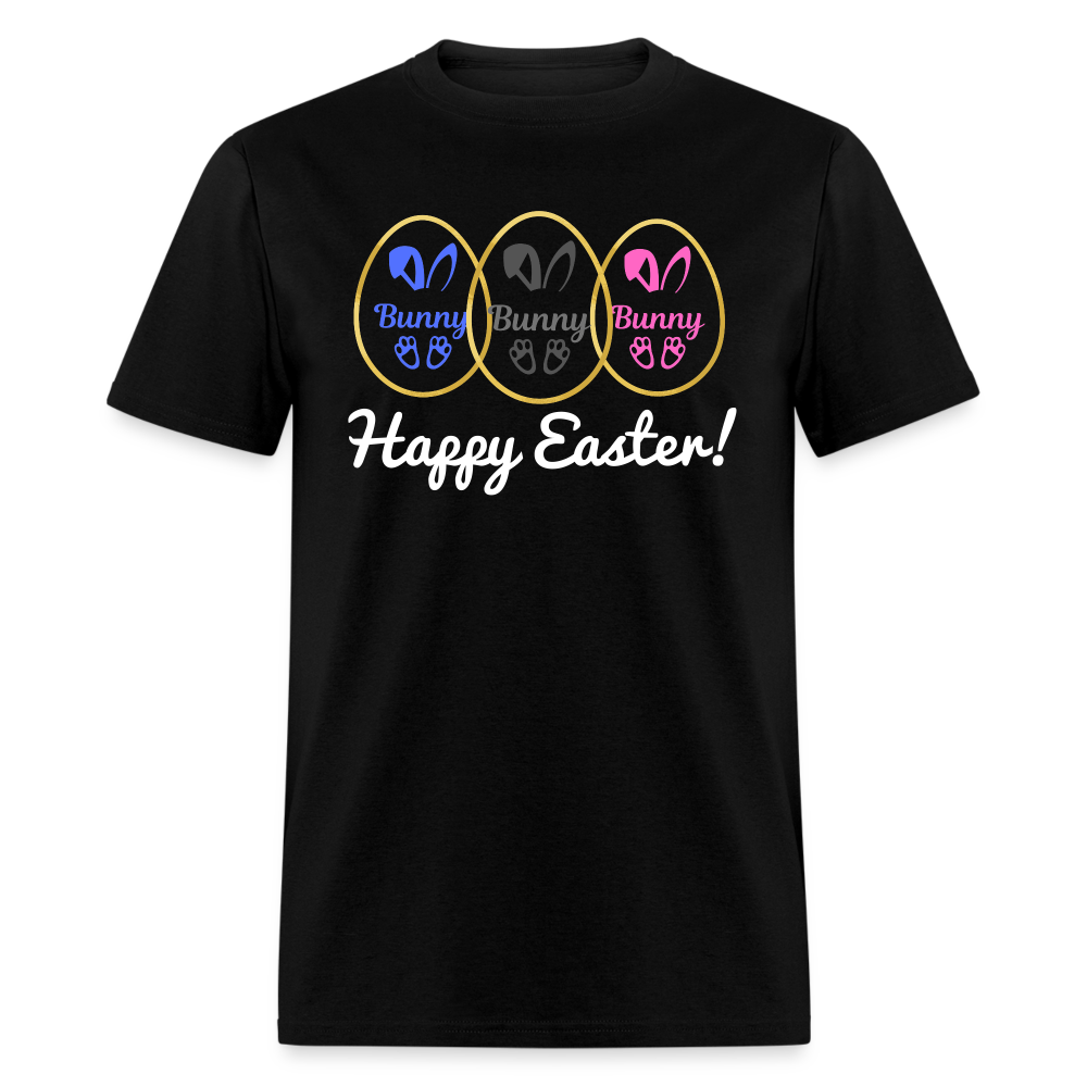 Unisex Classic T-Shirt-Happy Easter-Bunny - black