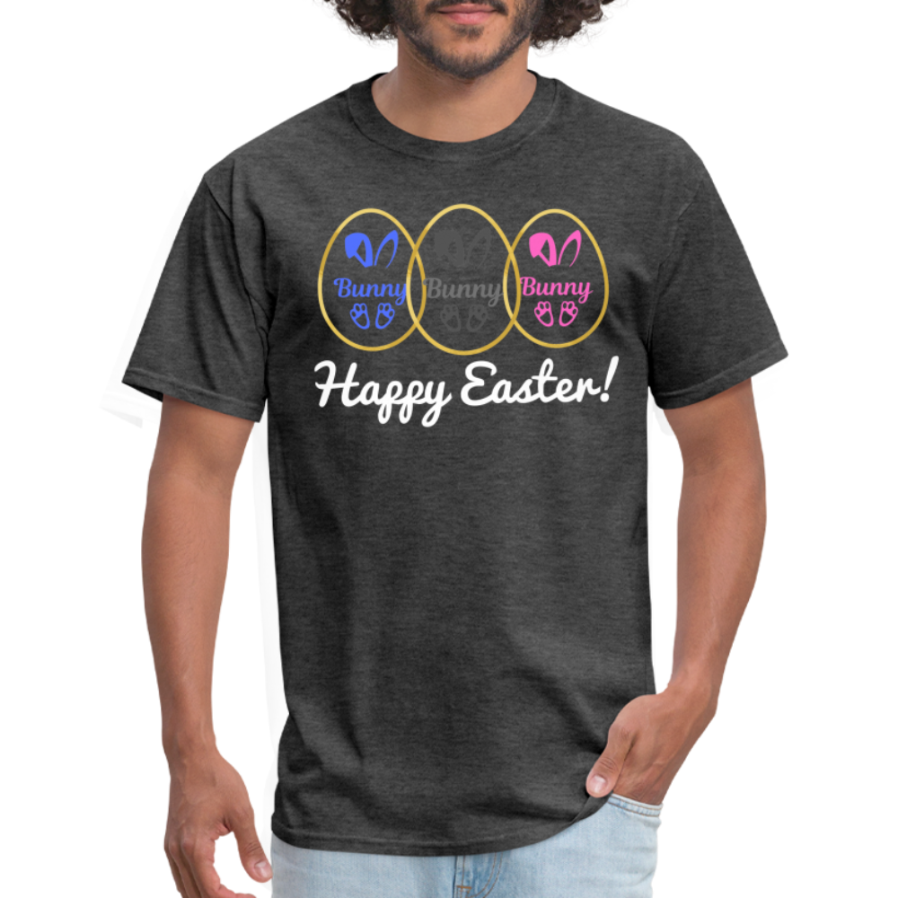 Unisex Classic T-Shirt-Happy Easter-Bunny - heather black