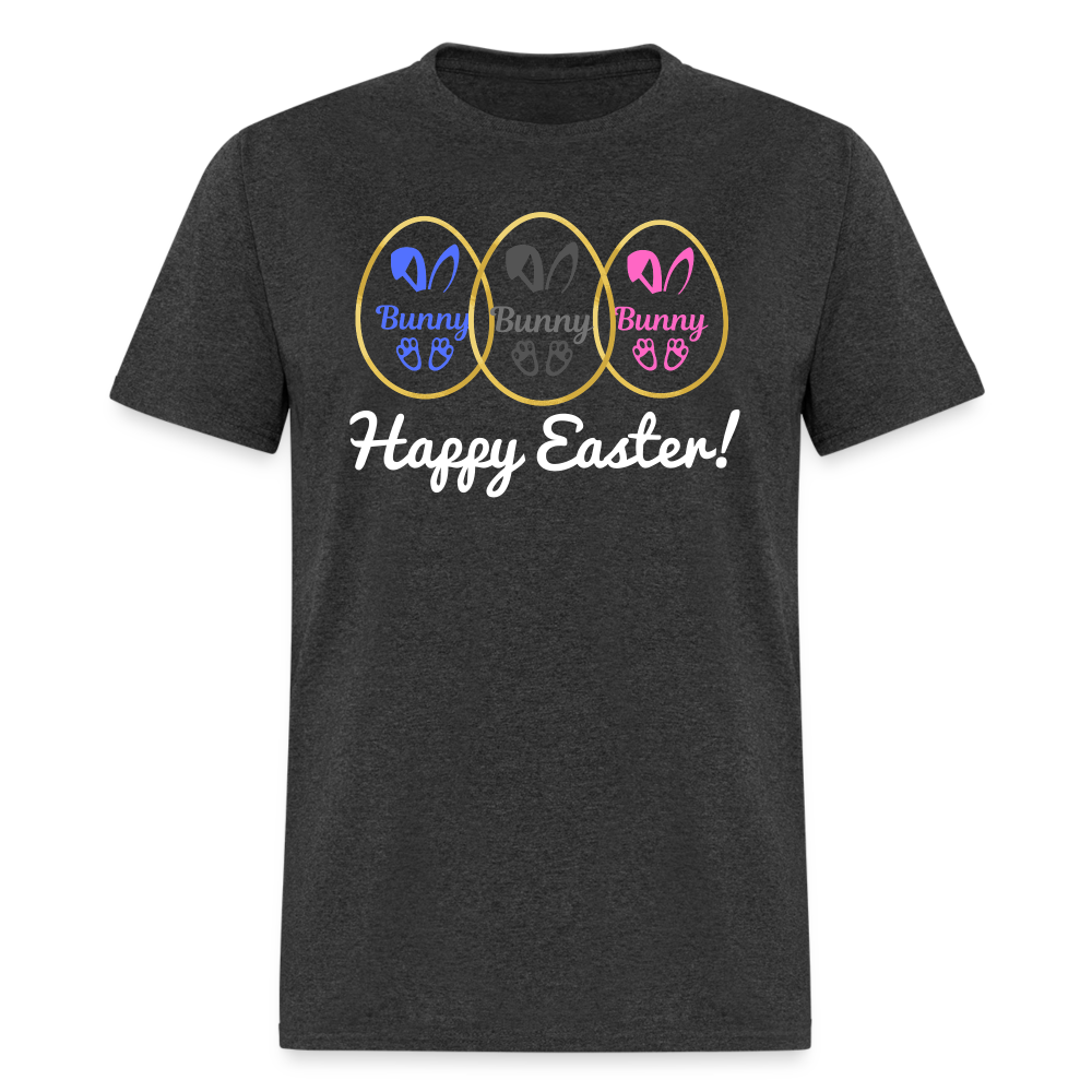 Unisex Classic T-Shirt-Happy Easter-Bunny - heather black