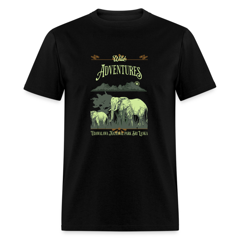 Unisex Classic T-Shirt-Wild Adventures - black
