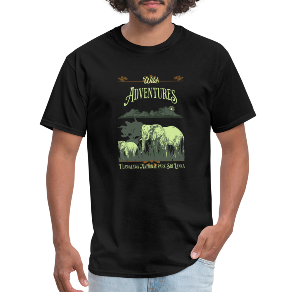 Unisex Classic T-Shirt-Wild Adventures - black
