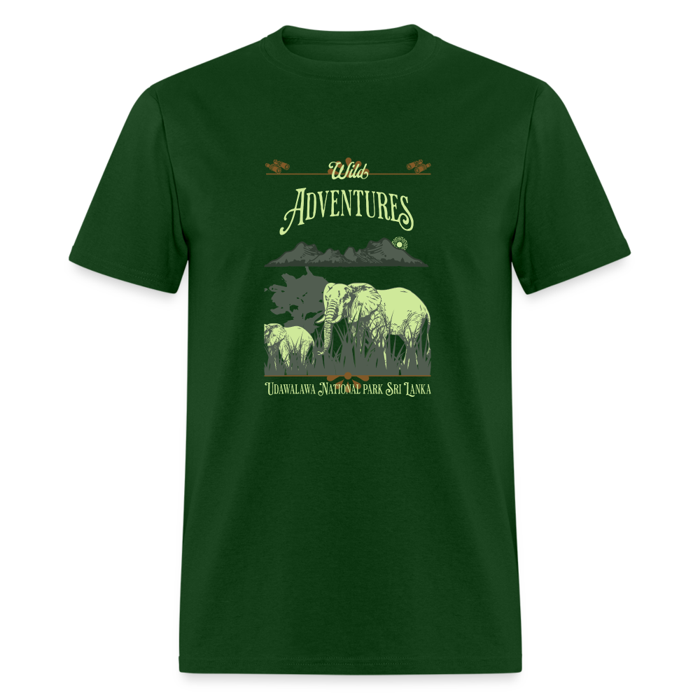 Unisex Classic T-Shirt-Wild Adventures - forest green