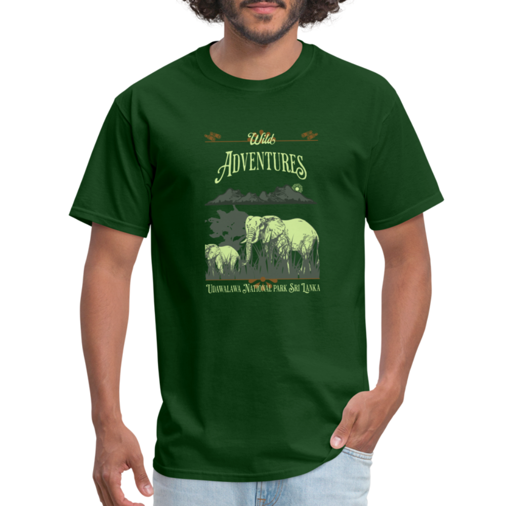 Unisex Classic T-Shirt-Wild Adventures - forest green
