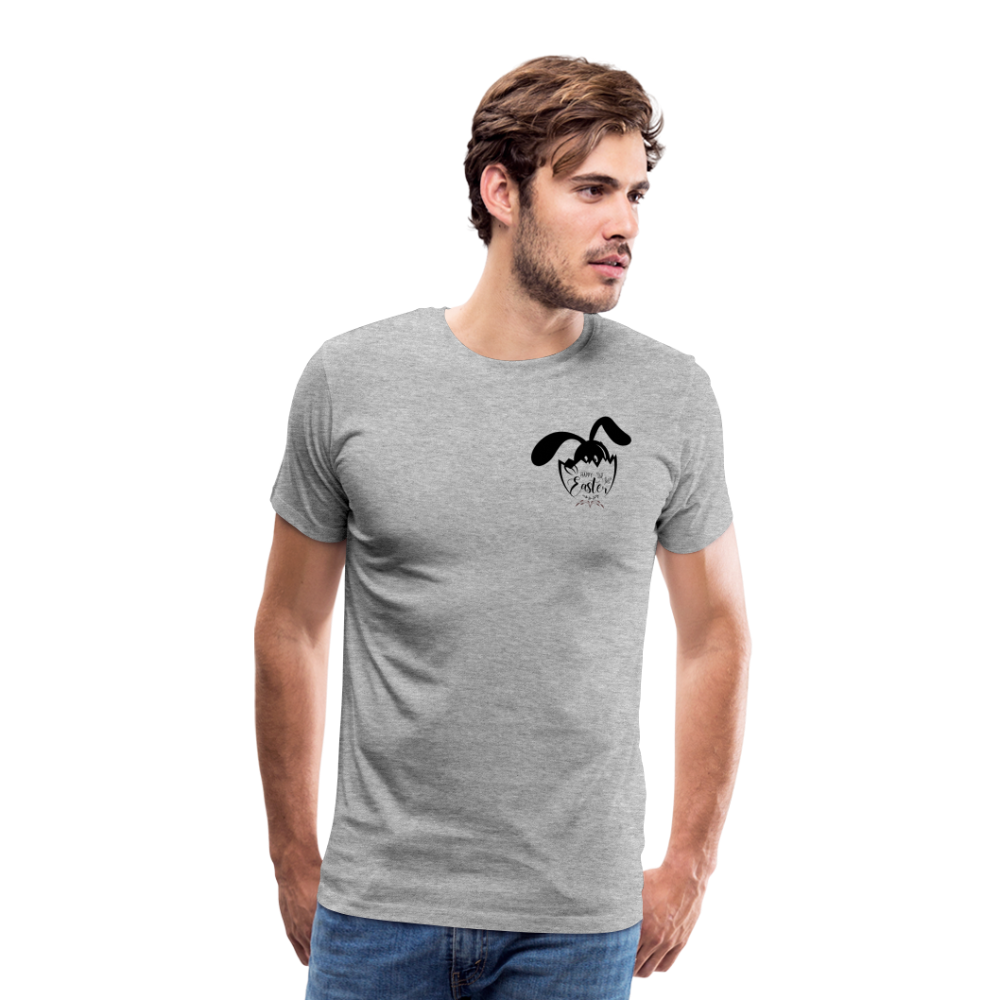 Men's Premium T-Shirt-Happy Easter! - heather gray