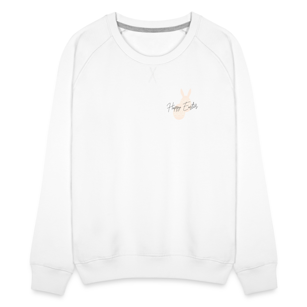 Women’s Premium Sweatshirt-Happy Easter - white