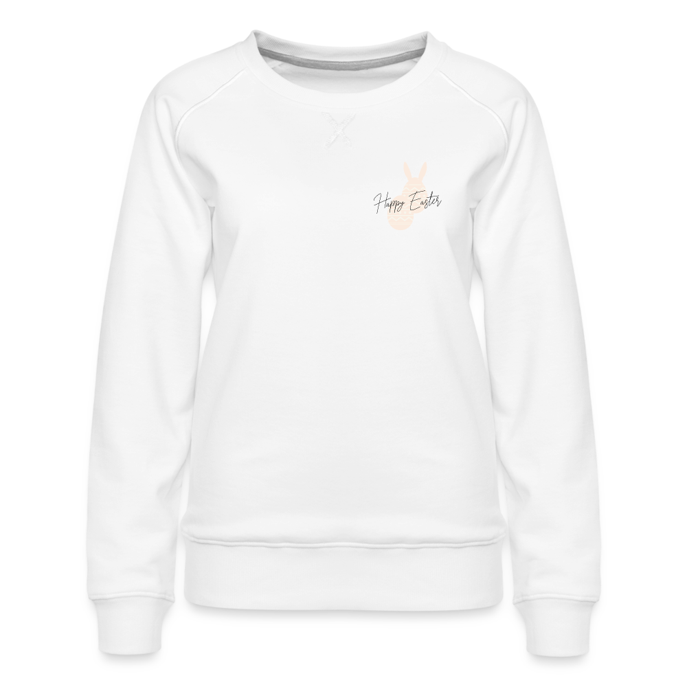 Women’s Premium Sweatshirt-Happy Easter - white
