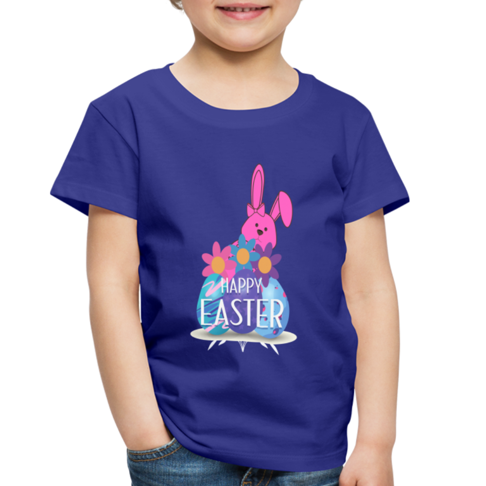 Toddler Premium T-Shirt-Happy Easter - royal blue